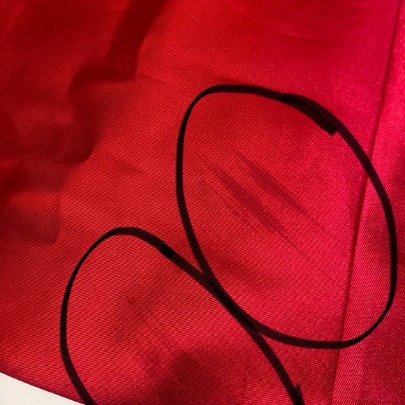 Sherri Hill 51671 Strapless High Slit Formal Dress Red - Picture 7 of 17